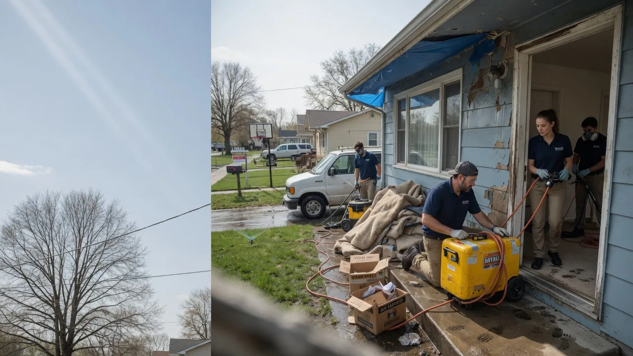 Basement Flood Cleanup in Pawnee Rock, KS near me